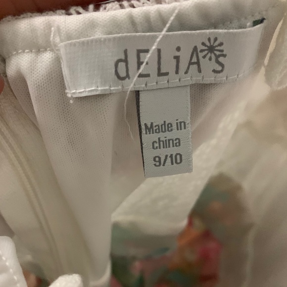 White lace and pink dress - Picture 3 of 3